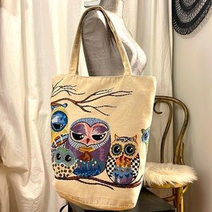 Cute Owl Tote Bag